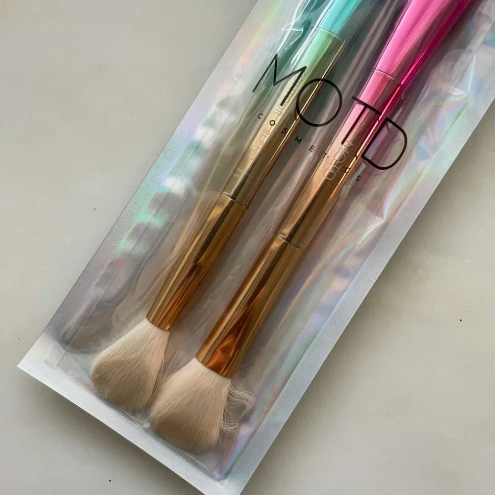 MOTD Cosmetics Party of Two Dual Ended Face Brush Set